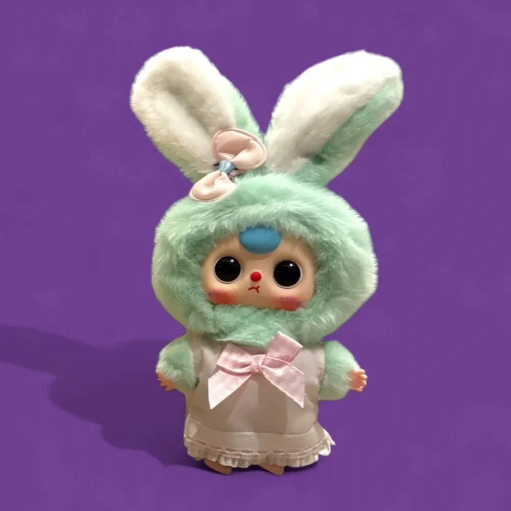 Baby Three Macaron Rabbit Stuffed Pendant